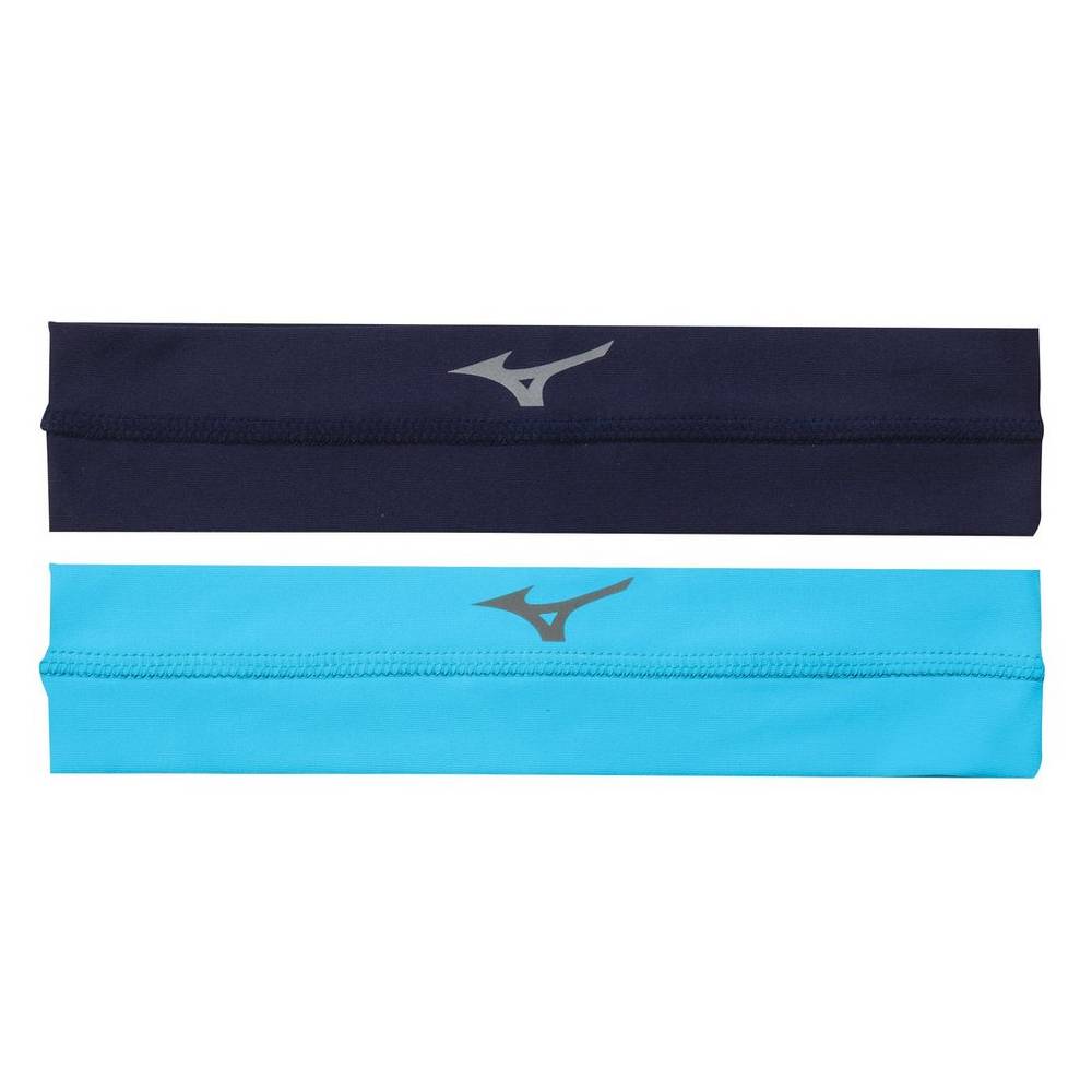 Fascia per capelli Mizuno Pallavolo Viktory Uomo - Blu Marino/Blu Chiaro - 12430-KBFW